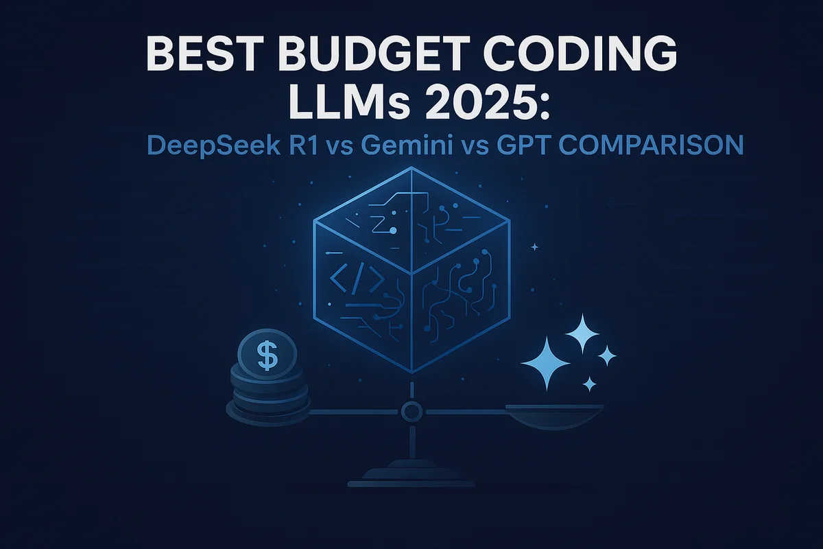 Best Budget Coding LLMs 2025: DeepSeek R1 vs Gemini vs GPT Comparison