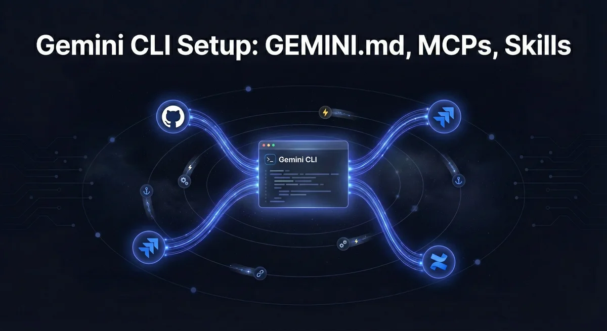 Gemini CLI Setup: GEMINI.md, MCPs, Skills (Definitive Guide 2026)